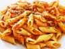 Sicilian pasta in red sauce